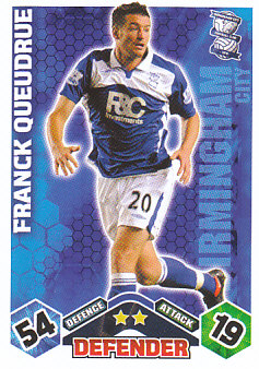 Franck Queudrue Birmingham City 2009/10 Topps Match Attax #EX9